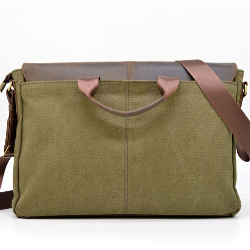 Сумка через плече, канвас плюс шкіра RH-8336-4lx TARWA