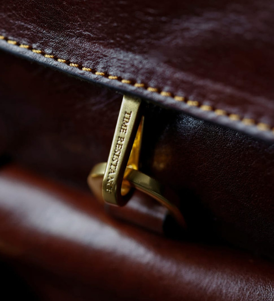 Великий шкіряний рюкзак - The Odyssey - Коричневий колір - Time Resistance 5214401