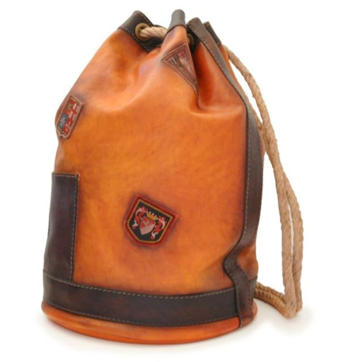 Pratesi BCO178 - Travel Bag Patagonia in cow leather Bruce Cognac