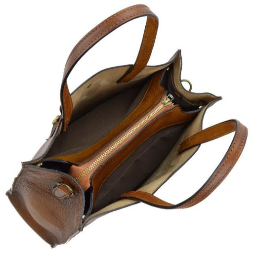 Pratesi BMA488 - Paterno B488 Lady Bag in cow leather Paterno B488 Brown