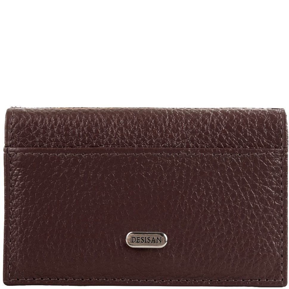 Обкладинка авто+кредитниця шкіряна Desisan 905-09 коричневий флотар
