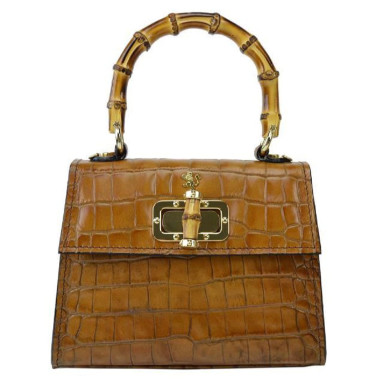 Pratesi KCO298/26 - Castalia K298/26 Lady Bag in cow leather Castalia K298/26 Cognac
