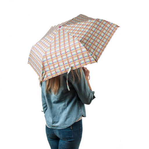 Парасолька жіноча Fulton Superslim-2 L553 Modern Check (Сучасна клітка)