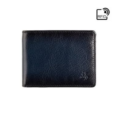 Men's wallet Visconti AT63 Roland with RFID (Burnish Blue)