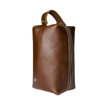 Men's cosmetic bag Grande Pelle 803623 terracotta