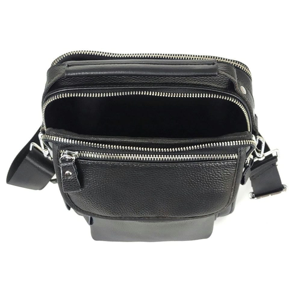 Месенджер з ручкою для перенесення чорний Tiding Bag A25F-FL-8209A