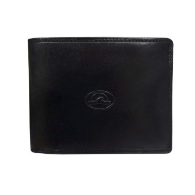 Leather wallet Italico 534 nero black