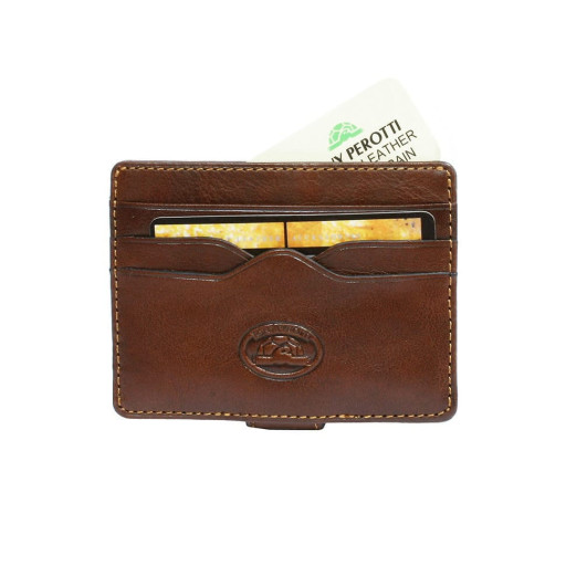 Кредитниця шкіряна Italico 2553 cognac коньячний