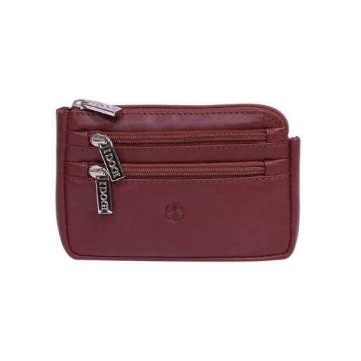 Leather key holder Cortina 5016 rosso red