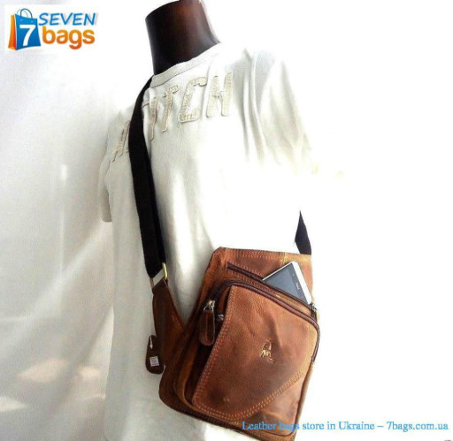 Чоловіча шкіряна сумка через плече Toro Leather mtor-235