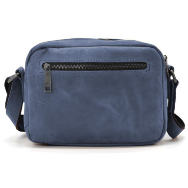 Small mens shoulder bag with 2 compartments TARWA RK-60125-3md 
