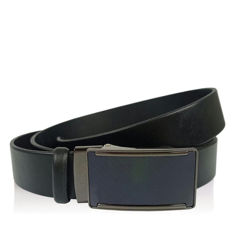 Чоловічий шкіряний ремінь із пряжкою автомат Colmen BCH01-S-MZ3511A