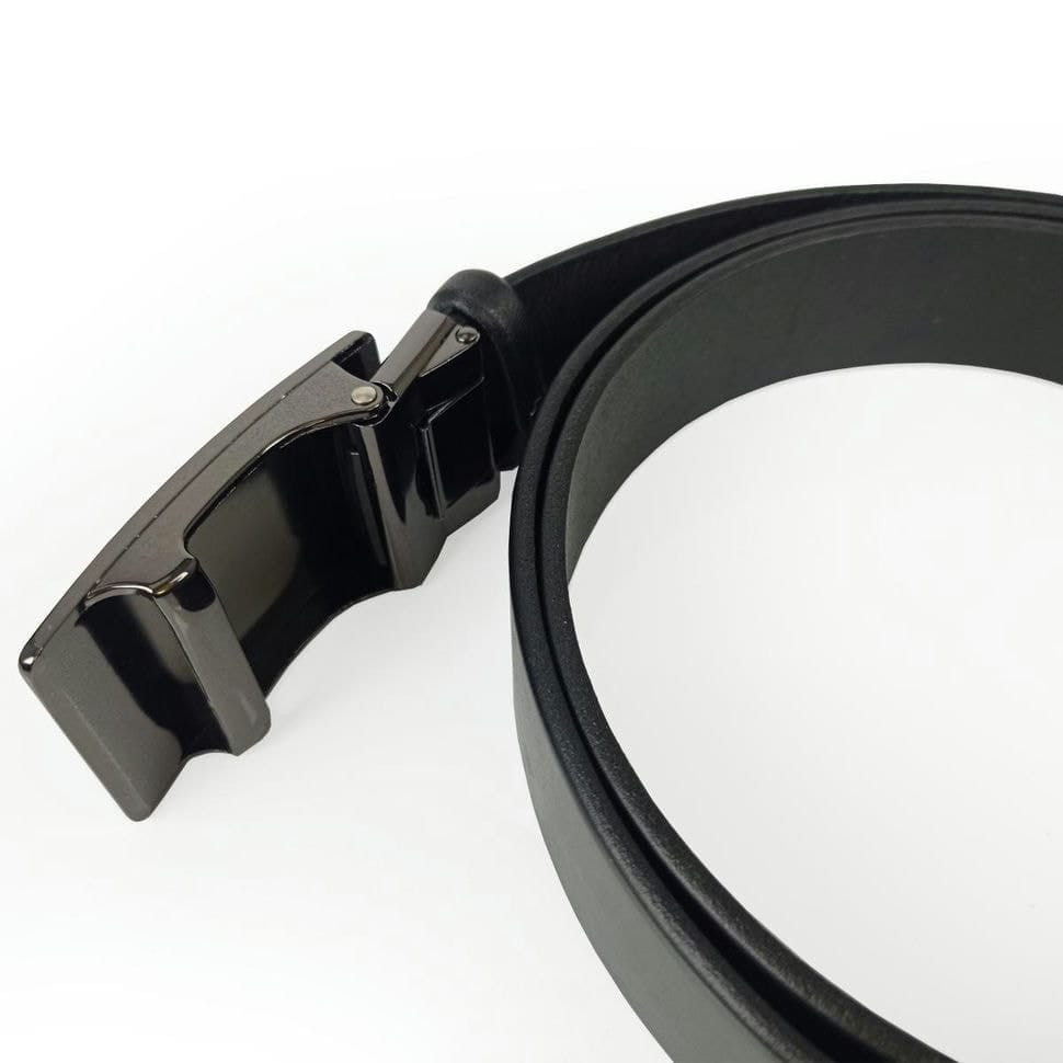 Чоловічий шкіряний ремінь із пряжкою автомат Colmen BCH01-S-MZ3511A