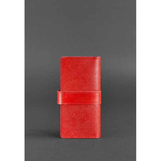 Шкіряне портмоне 3.1 червоне Saffiano