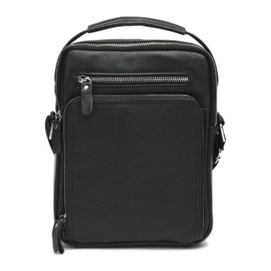 Men's leather bag Keizer K15608a-black