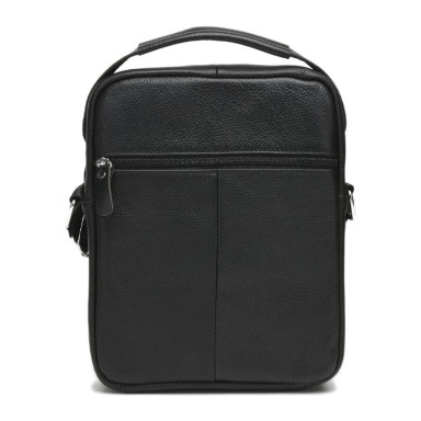 Men's leather bag Keizer K15608a-black