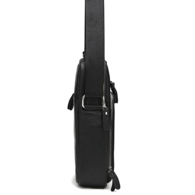 Men's leather bag Keizer K15608a-black