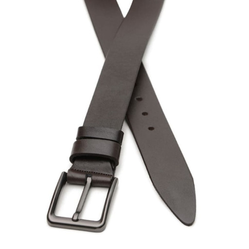 Чоловічий шкіряний ремінь V1125GX10-brown