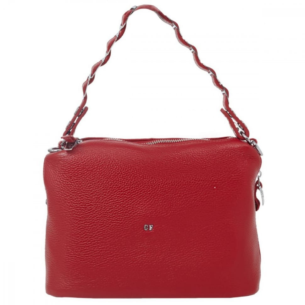 Сумка женская кожаная GIORGIO FERRETTI GF2019058-4 красная