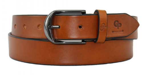Чоловічий ремінь Grande Pelle 20094 Коричневий