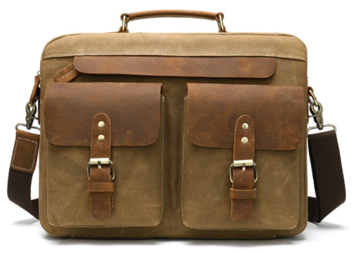 Барсетка чоловіча поясна Vintage 20417 Коричнева