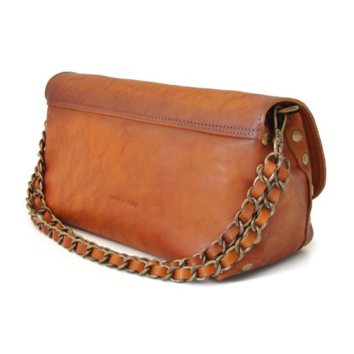 Pratesi BCL161 - Castel Del Piano Clutche in cow leather Bruce Cherry