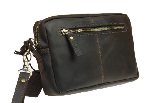 Сумка чоловіча маленька барсетка клатч SULLIVAN 32214(25) коричнева