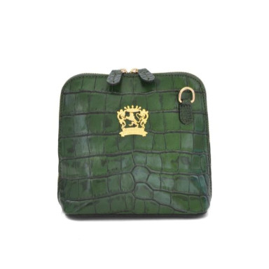 Pratesi KVE467 - Volterra King Lady Bag in real leather King Green
