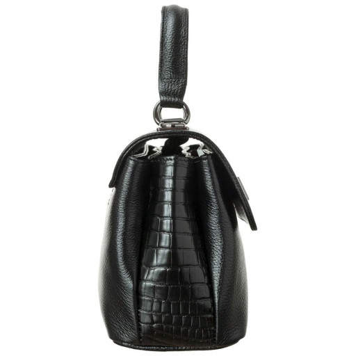 Сумка жіноча шкіра Desisan 2047-011 чорний флотар