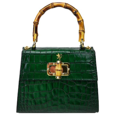 Pratesi KEM298/26 - Castalia K298/26 Lady Bag in cow leather Castalia K298/26 Emerald