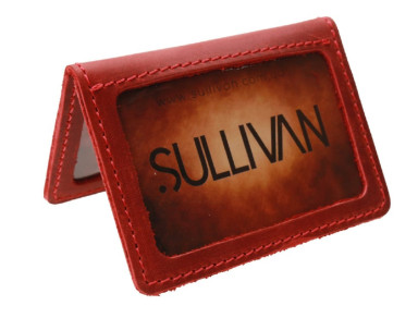 Cover for driver's license ID passport SULLIVAN 50119(5) red