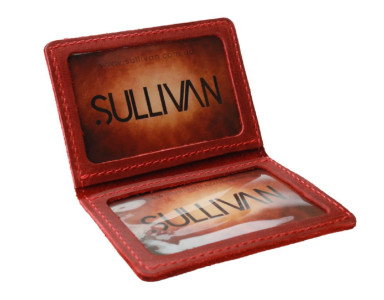 Cover for driver's license ID passport SULLIVAN 50119(5) red