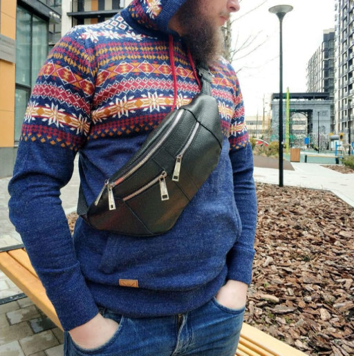 Чоловіча шкіряна сумка на пояс FA-3088-4lx TARWA