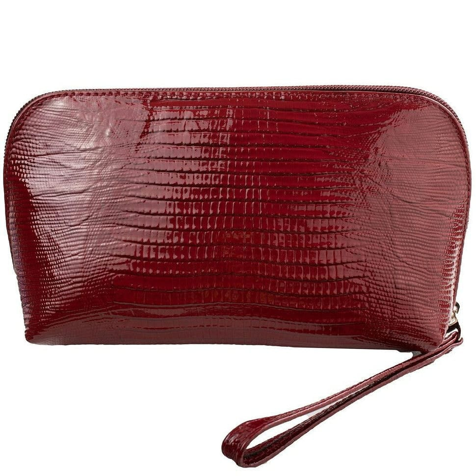 Косметичка шкіряна Desisan 1-133 бордо лазер