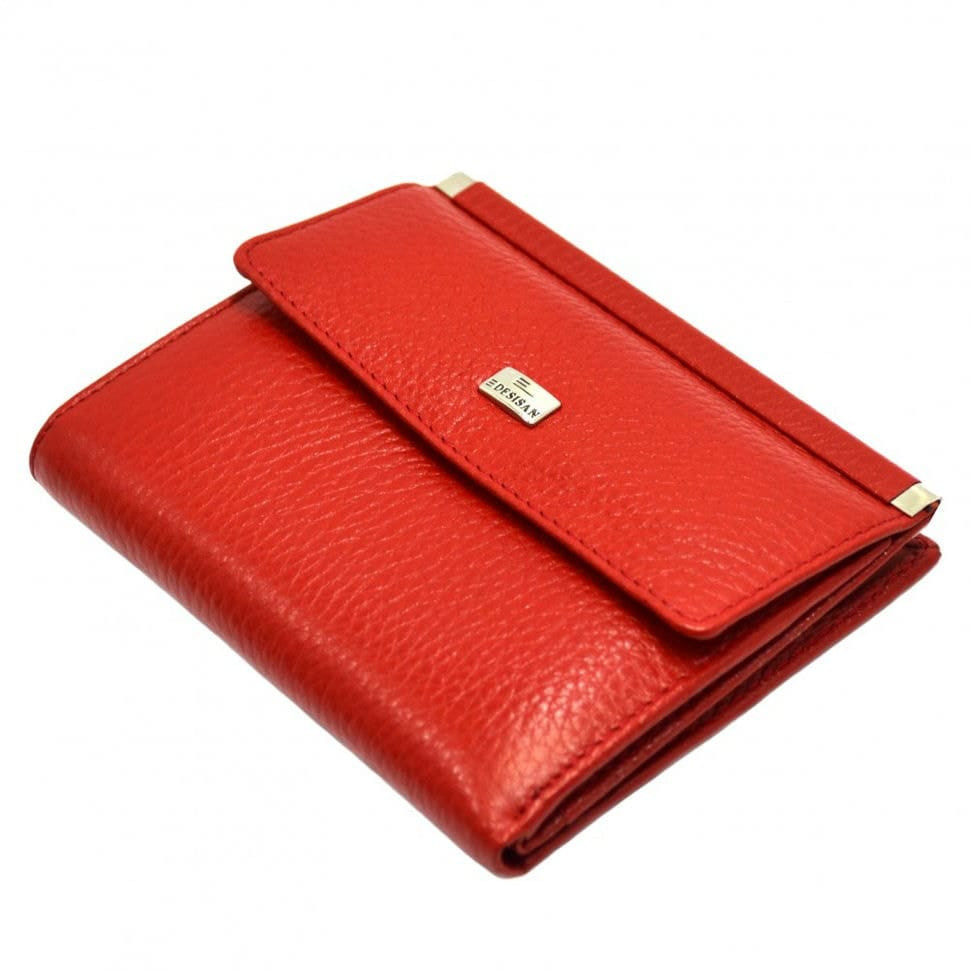 Гаманець жіночий шкіряний Desisan 105-04 червоний флотар