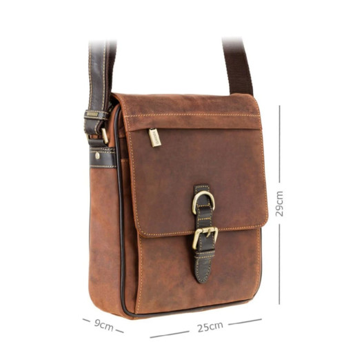 Сумка чоловіча Visconti 16011 (Oil Tan Mocha)