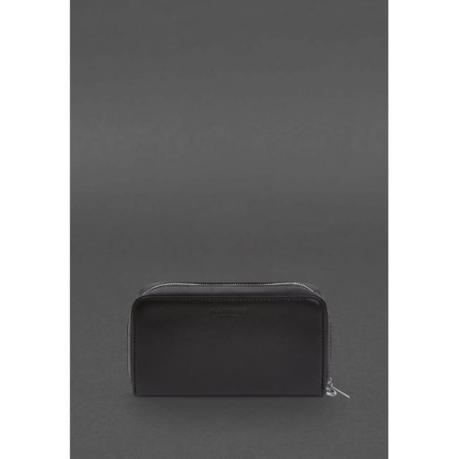 Шкіряний клатч-купюрник 4.0 чорний краст