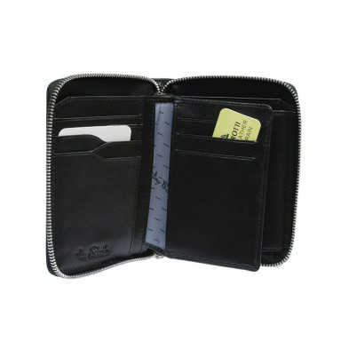 Leather wallet Nevada 3767 nero black