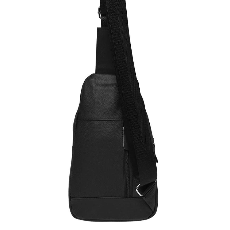 Чоловік шкіряний рюкзак Borsa Leather K1318-black