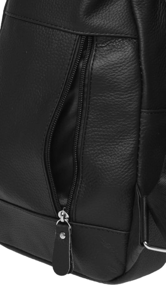 Чоловік шкіряний рюкзак Borsa Leather K1318-black