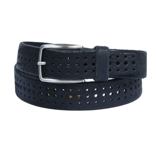 Шкіряний ремень 0192/35 nero чорний TONY PEROTTI