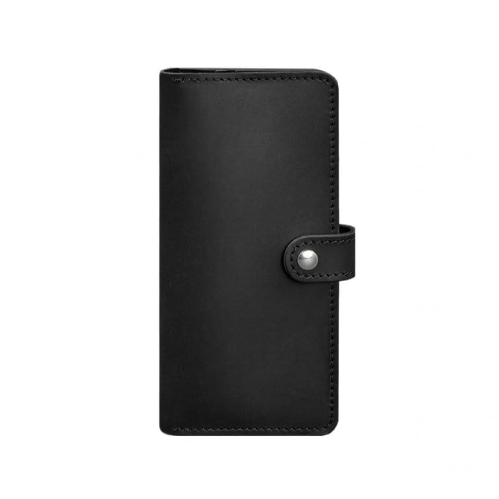 Шкіряне портмоне 7.0 Чорне Crazy Horse