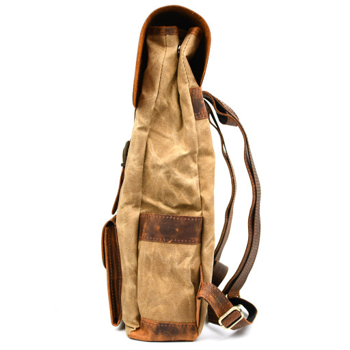 Рюкзак для ноутбука із канвас та крейзі хорс RYw-9001-4lx бренду TARWA