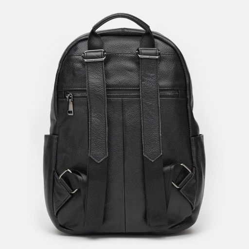 Шкіряний чоловічий рюкзак Borsa Leather K12626-black