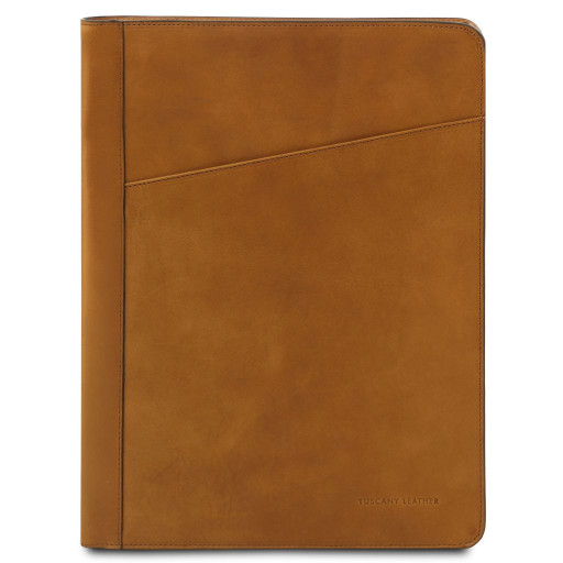 Augusto Leather document case with ring binder