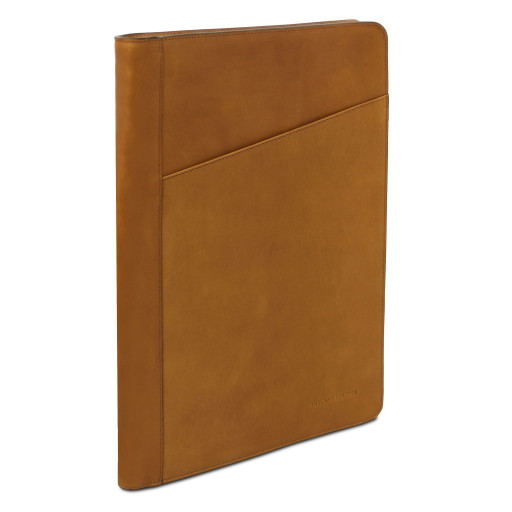 Augusto Leather document case with ring binder