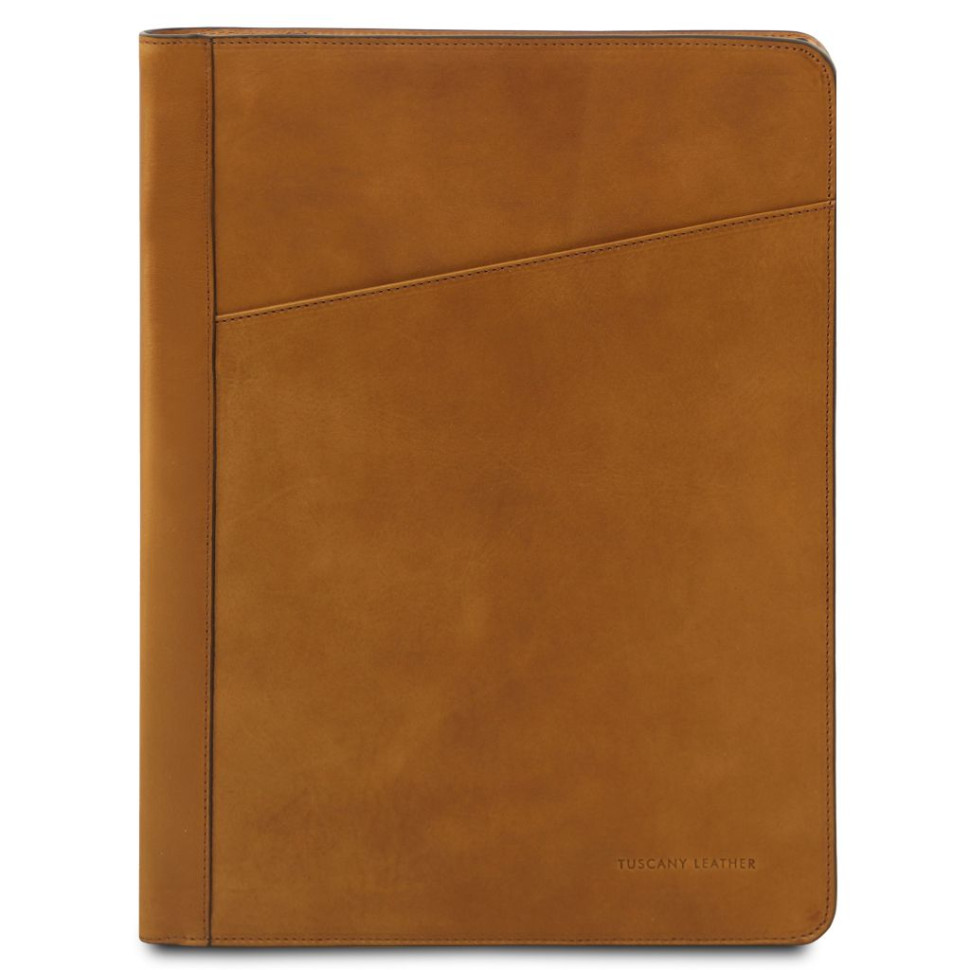 Augusto Leather document case with ring binder