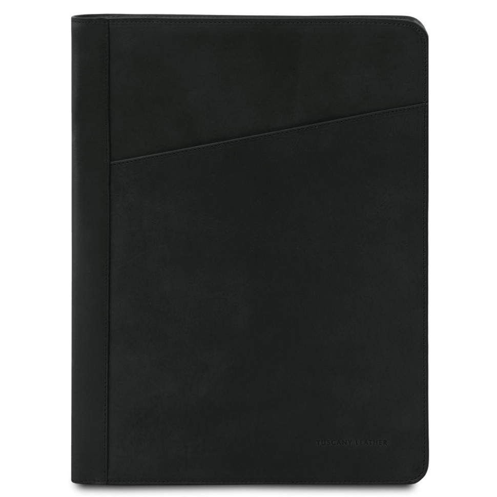 Augusto Leather document case with ring binder