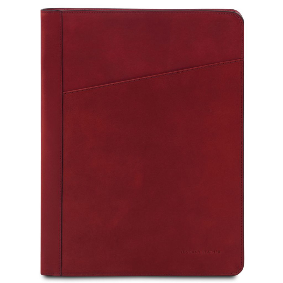 Augusto Leather document case with ring binder