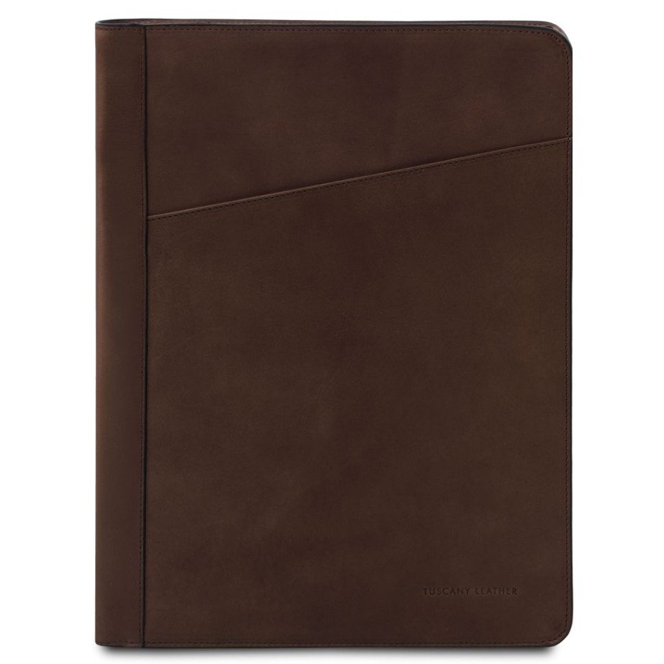 Augusto Leather document case with ring binder